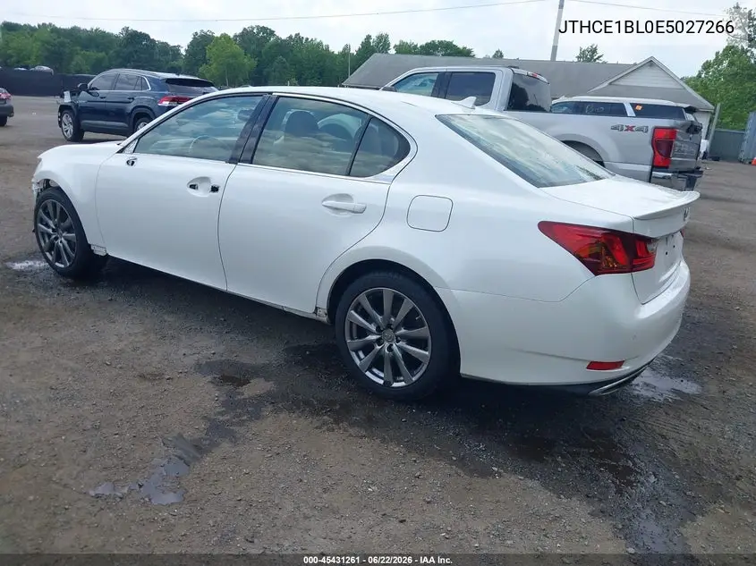 2014 Lexus Gs 350 VIN: JTHCE1BL0E5027266 Lot: 45431261