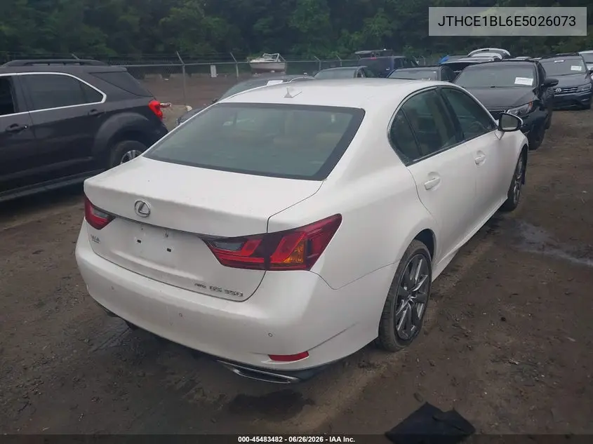 2014 Lexus Gs 350 VIN: JTHCE1BL6E5026073 Lot: 45483482