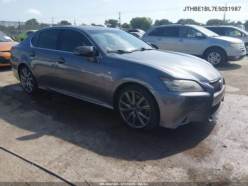 2014 Lexus Gs 350 VIN: JTHBE1BL7E5031987 Lot: 45541404