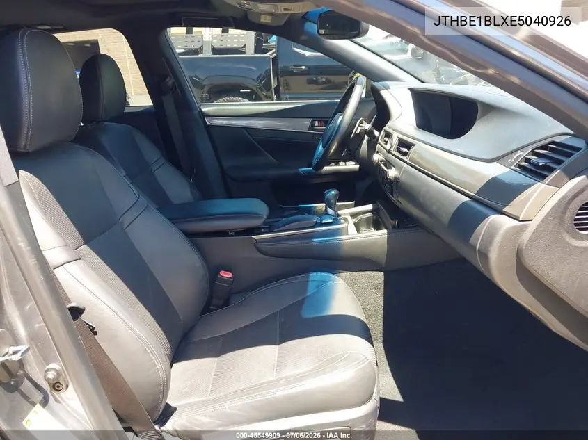 2014 Lexus Gs 350 VIN: JTHBE1BLXE5040926 Lot: 45549909