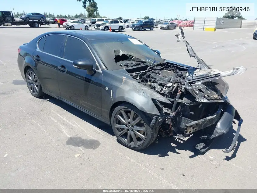 2014 Lexus Gs 350 VIN: JTHBE1BL5E5040946 Lot: 45656913