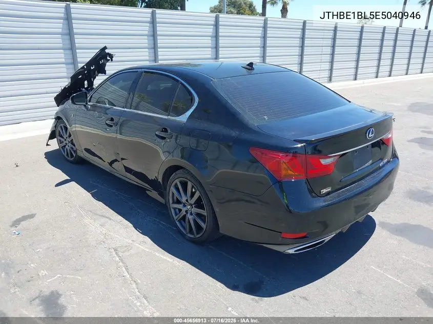 2014 Lexus Gs 350 VIN: JTHBE1BL5E5040946 Lot: 45656913