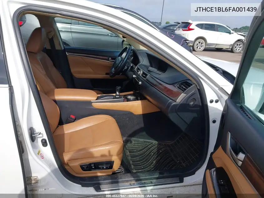 2015 Lexus Gs 350 VIN: JTHCE1BL6FA001439 Lot: 45327947