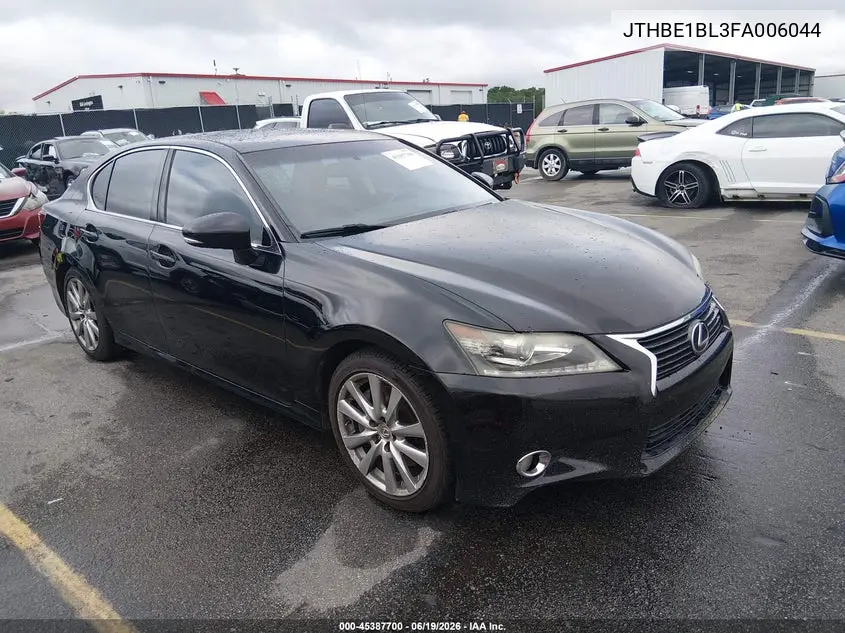 2015 Lexus Gs 350 VIN: JTHBE1BL3FA006044 Lot: 45387700