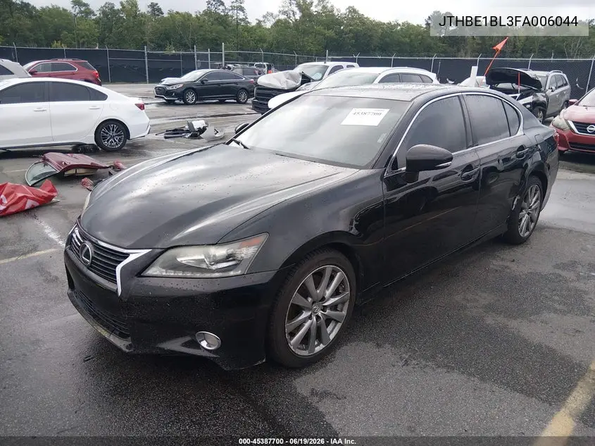 2015 Lexus Gs 350 VIN: JTHBE1BL3FA006044 Lot: 45387700