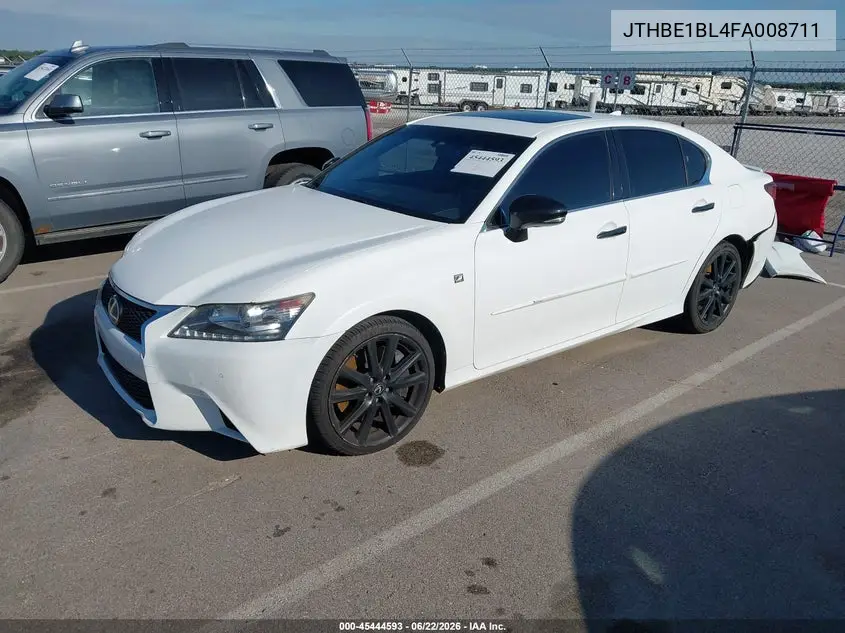 2015 Lexus Gs 350 Crafted Line VIN: JTHBE1BL4FA008711 Lot: 45444593