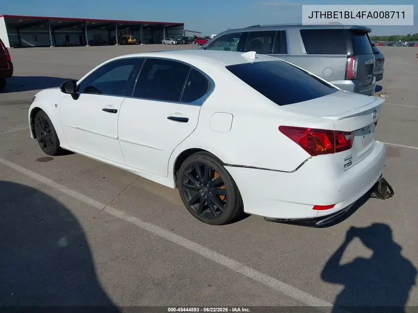 2015 Lexus Gs 350 Crafted Line VIN: JTHBE1BL4FA008711 Lot: 45444593