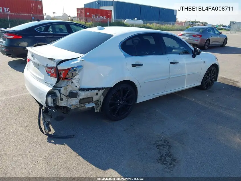 2015 Lexus Gs 350 Crafted Line VIN: JTHBE1BL4FA008711 Lot: 45444593