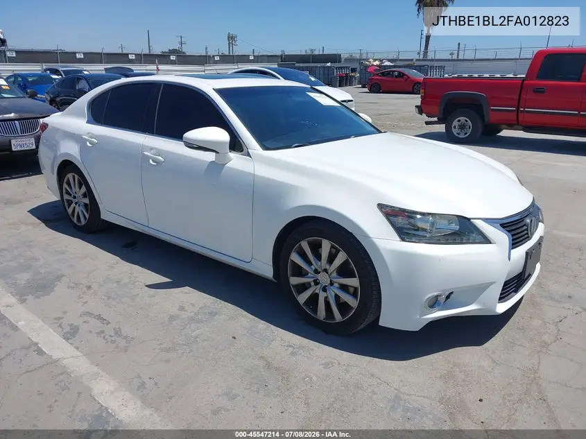 2015 Lexus Gs 350 VIN: JTHBE1BL2FA012823 Lot: 45547214