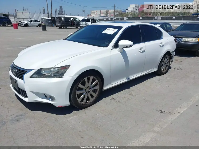 2015 Lexus Gs 350 VIN: JTHBE1BL2FA012823 Lot: 45547214