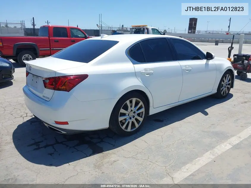 2015 Lexus Gs 350 VIN: JTHBE1BL2FA012823 Lot: 45547214