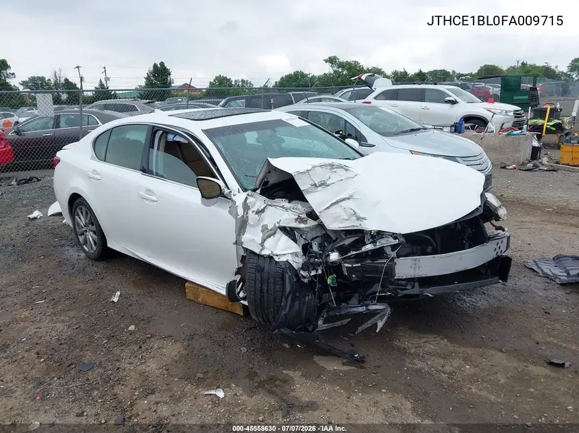 2015 Lexus Gs 350 VIN: JTHCE1BL0FA009715 Lot: 45558630