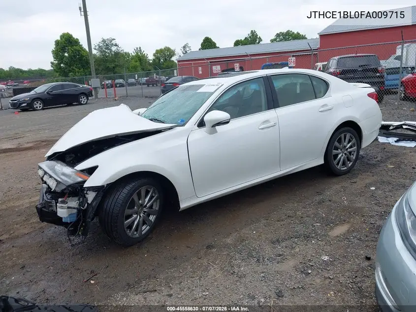 2015 Lexus Gs 350 VIN: JTHCE1BL0FA009715 Lot: 45558630