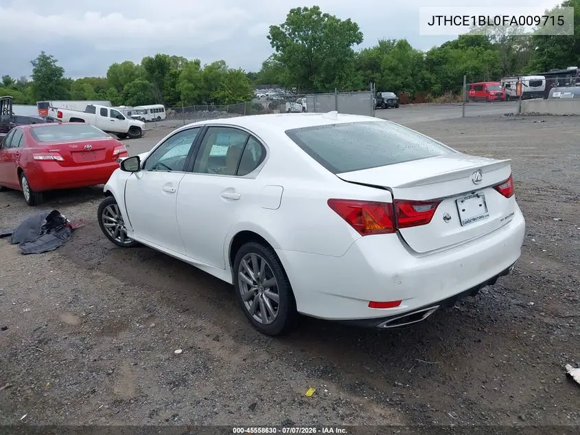 2015 Lexus Gs 350 VIN: JTHCE1BL0FA009715 Lot: 45558630