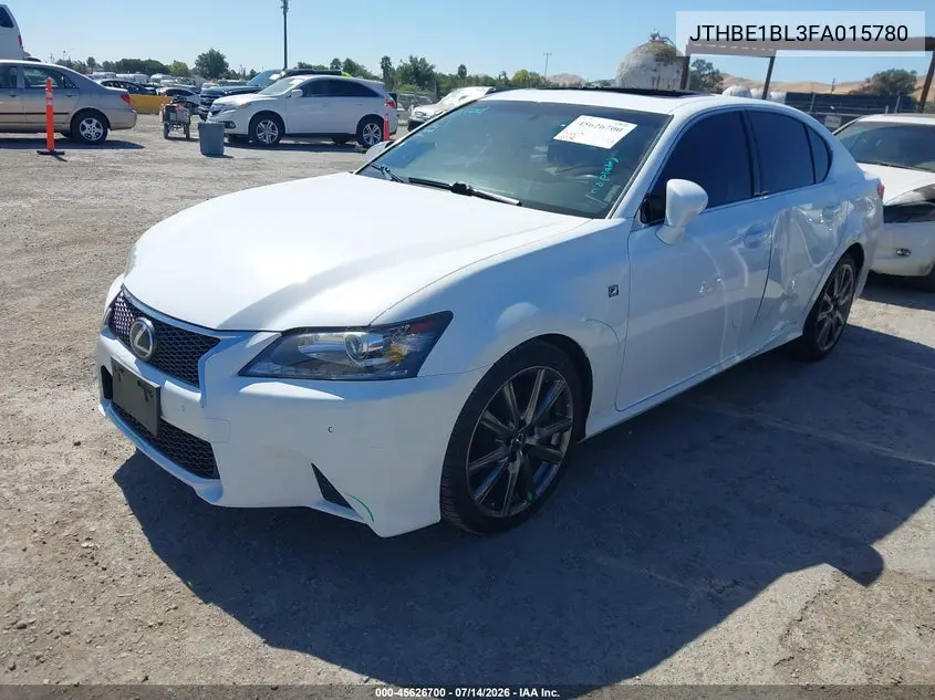 2015 Lexus Gs 350 VIN: JTHBE1BL3FA015780 Lot: 45626700