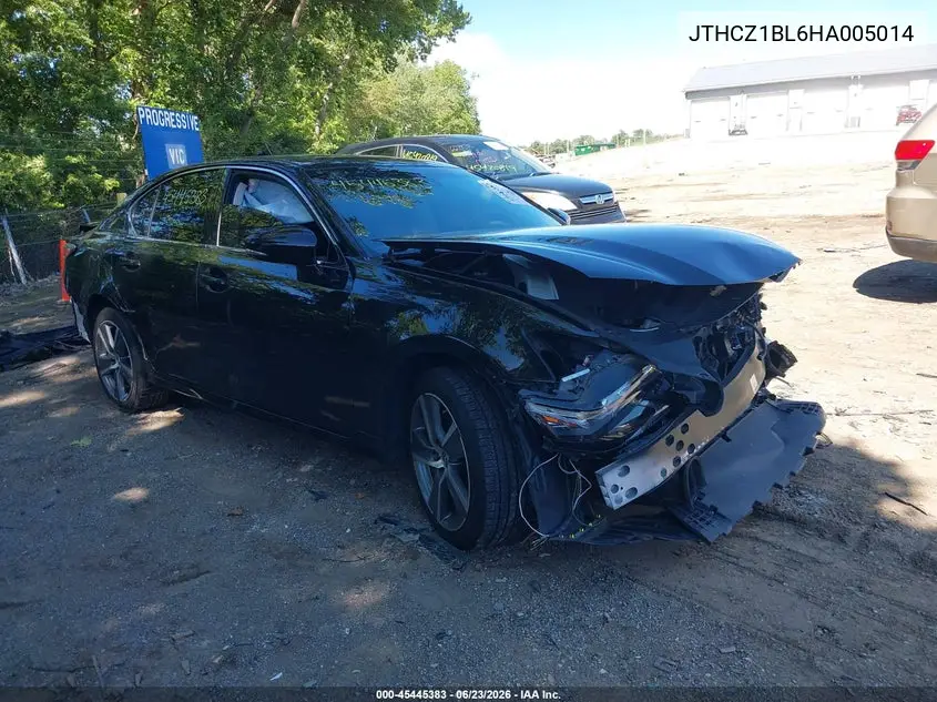 2017 Lexus Gs 350 VIN: JTHCZ1BL6HA005014 Lot: 45445383