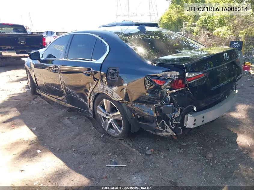 2017 Lexus Gs 350 VIN: JTHCZ1BL6HA005014 Lot: 45445383