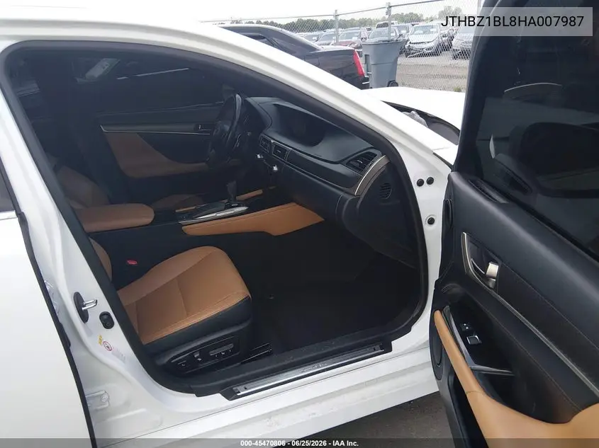 2017 Lexus Gs 350 F Sport VIN: JTHBZ1BL8HA007987 Lot: 45470806
