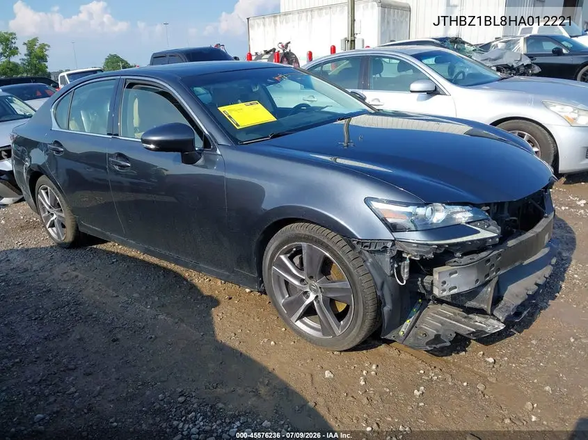2017 Lexus Gs 350 VIN: JTHBZ1BL8HA012221 Lot: 45576236