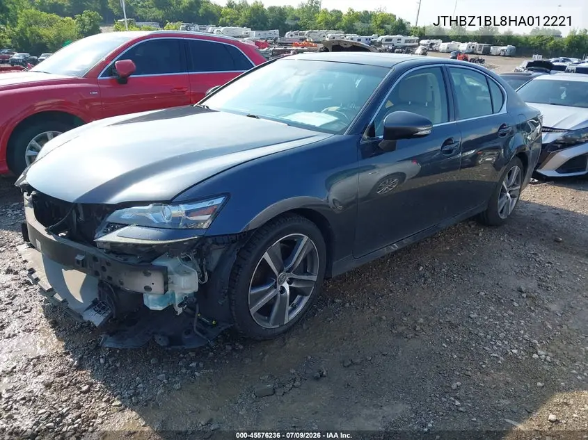 2017 Lexus Gs 350 VIN: JTHBZ1BL8HA012221 Lot: 45576236