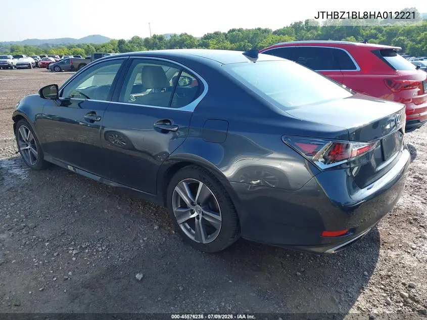 2017 Lexus Gs 350 VIN: JTHBZ1BL8HA012221 Lot: 45576236