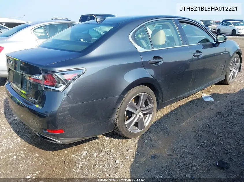 2017 Lexus Gs 350 VIN: JTHBZ1BL8HA012221 Lot: 45576236