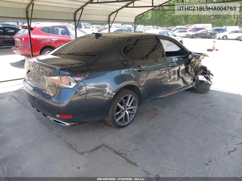 2017 Lexus Gs 350 F Sport VIN: JTHCZ1BL9HA004763 Lot: 45578492