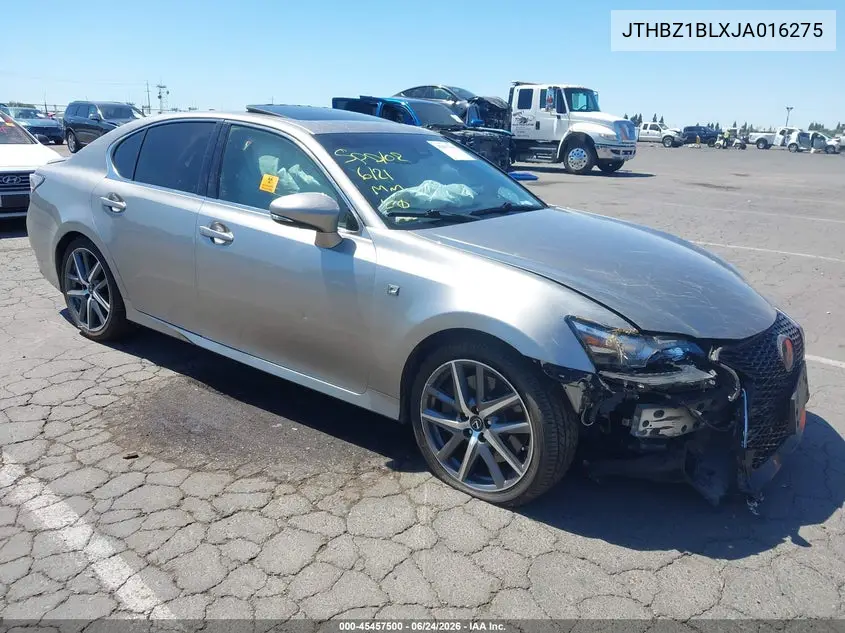 2018 Lexus Gs 350 F Sport VIN: JTHBZ1BLXJA016275 Lot: 45457500