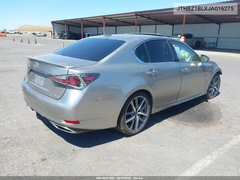 2018 Lexus Gs 350 F Sport VIN: JTHBZ1BLXJA016275 Lot: 45457500