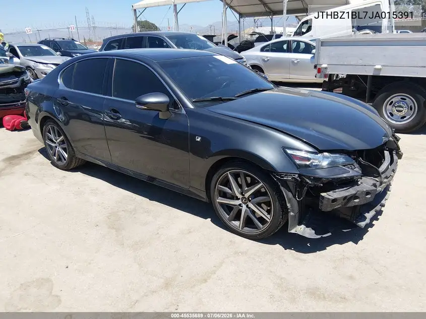 2018 Lexus Gs 350 F Sport VIN: JTHBZ1BL7JA015391 Lot: 45535689