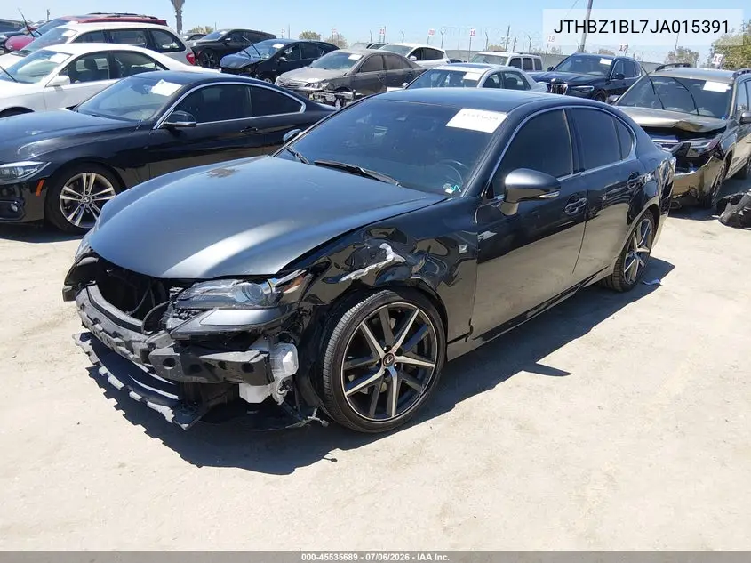 2018 Lexus Gs 350 F Sport VIN: JTHBZ1BL7JA015391 Lot: 45535689