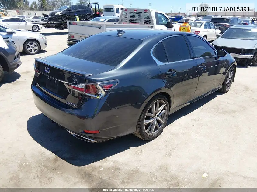 2018 Lexus Gs 350 F Sport VIN: JTHBZ1BL7JA015391 Lot: 45535689