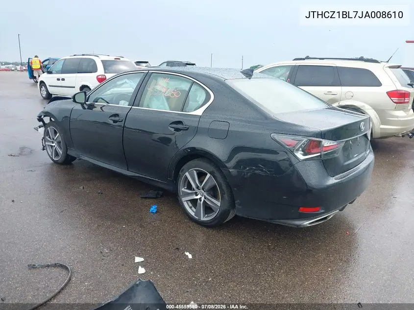 2018 Lexus Gs 350 VIN: JTHCZ1BL7JA008610 Lot: 45559580