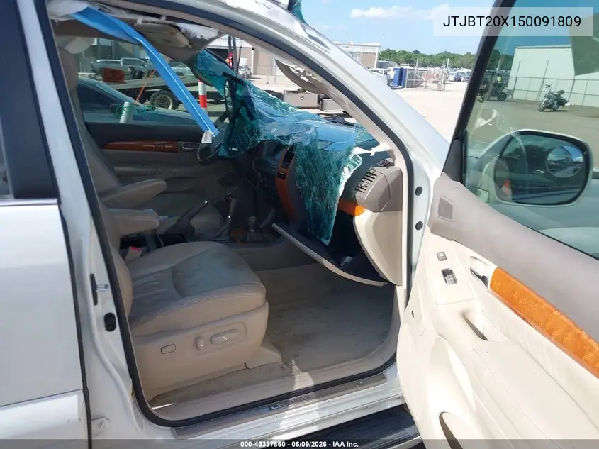 2005 Lexus Gx 470 VIN: JTJBT20X150091809 Lot: 45337860