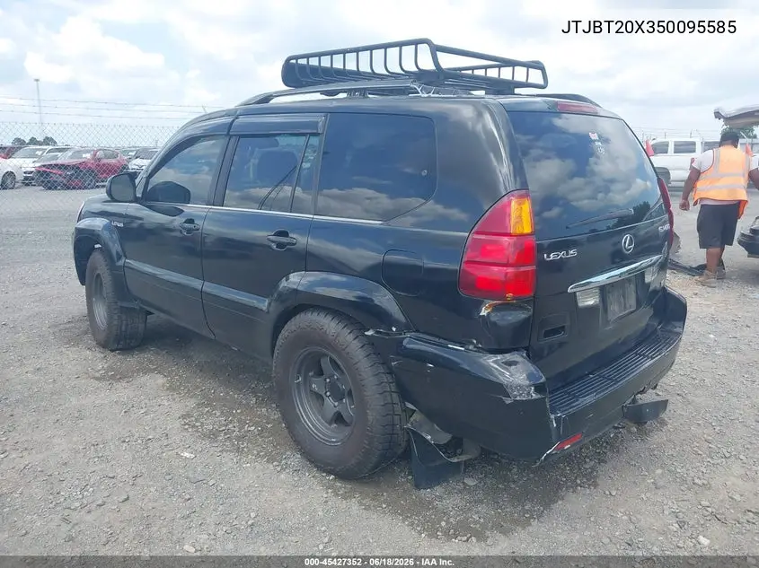 2005 Lexus Gx 470 VIN: JTJBT20X350095585 Lot: 45427352