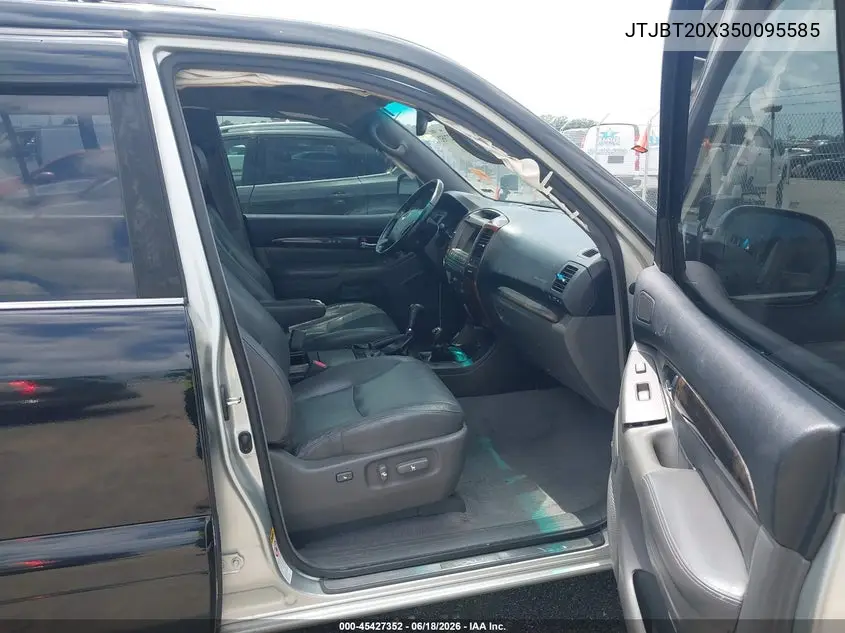 2005 Lexus Gx 470 VIN: JTJBT20X350095585 Lot: 45427352