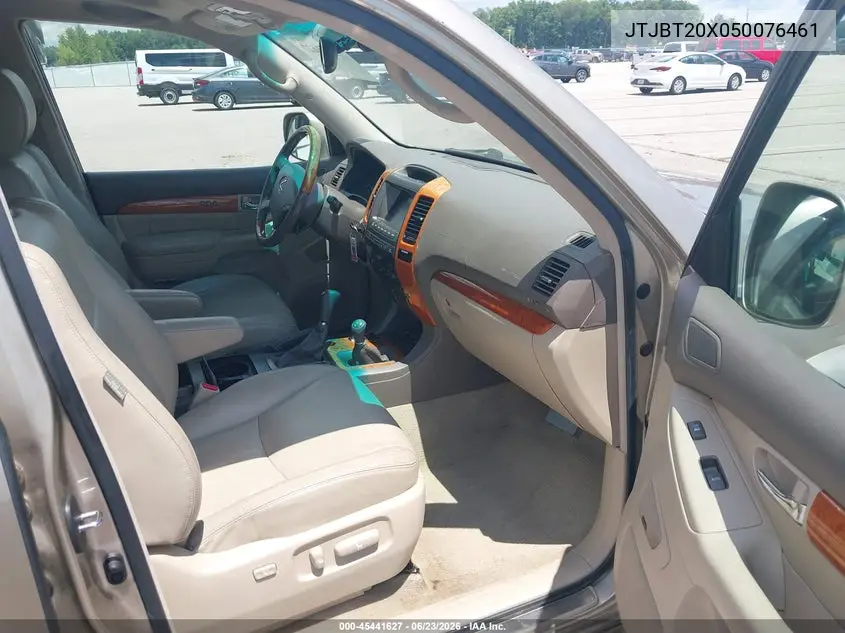 2005 Lexus Gx 470 VIN: JTJBT20X050076461 Lot: 45441627