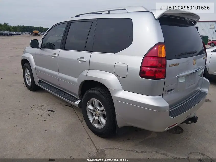 2006 Lexus Gx 470 VIN: JTJBT20X960101536 Lot: 45228070