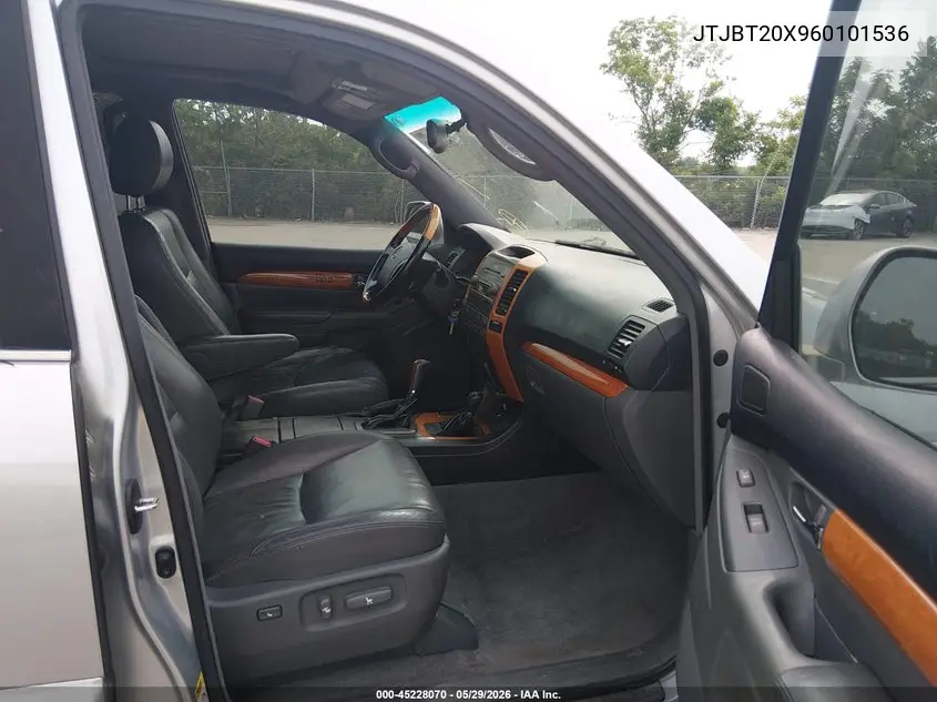 2006 Lexus Gx 470 VIN: JTJBT20X960101536 Lot: 45228070