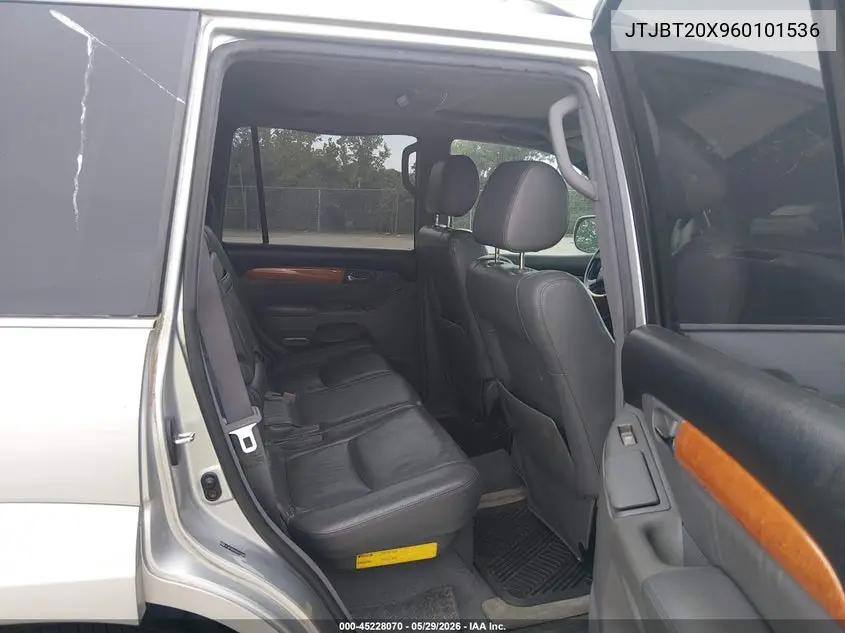 2006 Lexus Gx 470 VIN: JTJBT20X960101536 Lot: 45228070