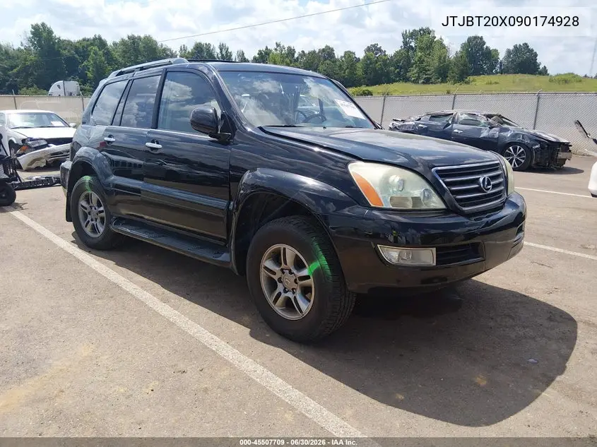 2009 Lexus Gx 470 VIN: JTJBT20X090174928 Lot: 45507709