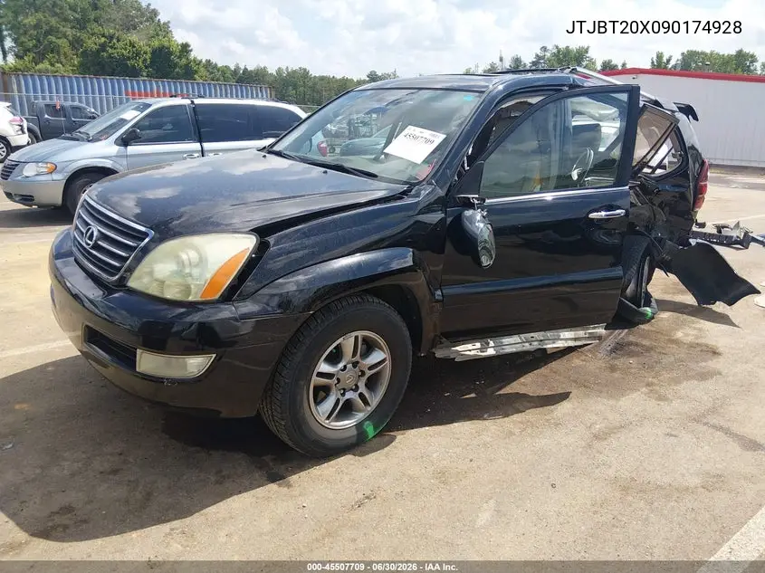 2009 Lexus Gx 470 VIN: JTJBT20X090174928 Lot: 45507709