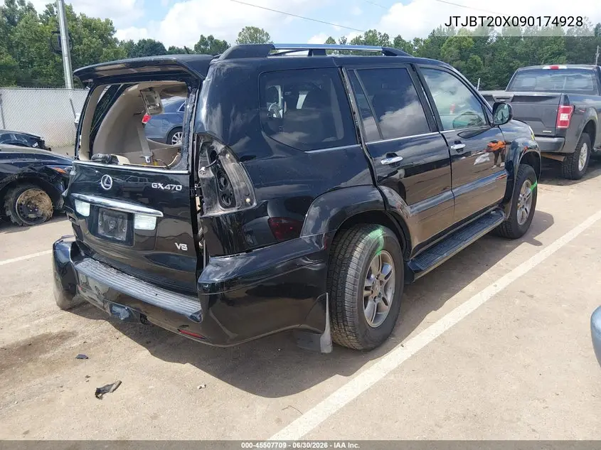 2009 Lexus Gx 470 VIN: JTJBT20X090174928 Lot: 45507709