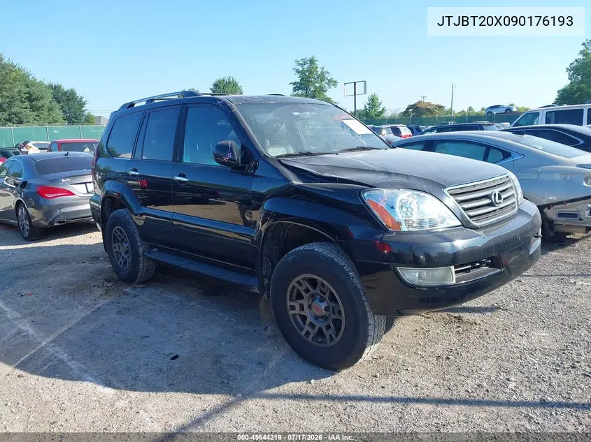 2009 Lexus Gx 470 VIN: JTJBT20X090176193 Lot: 45644219