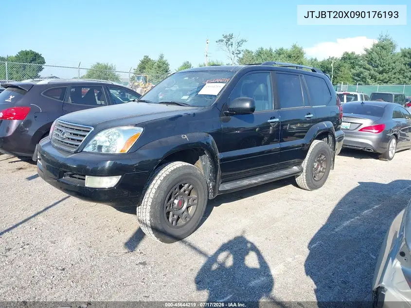 2009 Lexus Gx 470 VIN: JTJBT20X090176193 Lot: 45644219