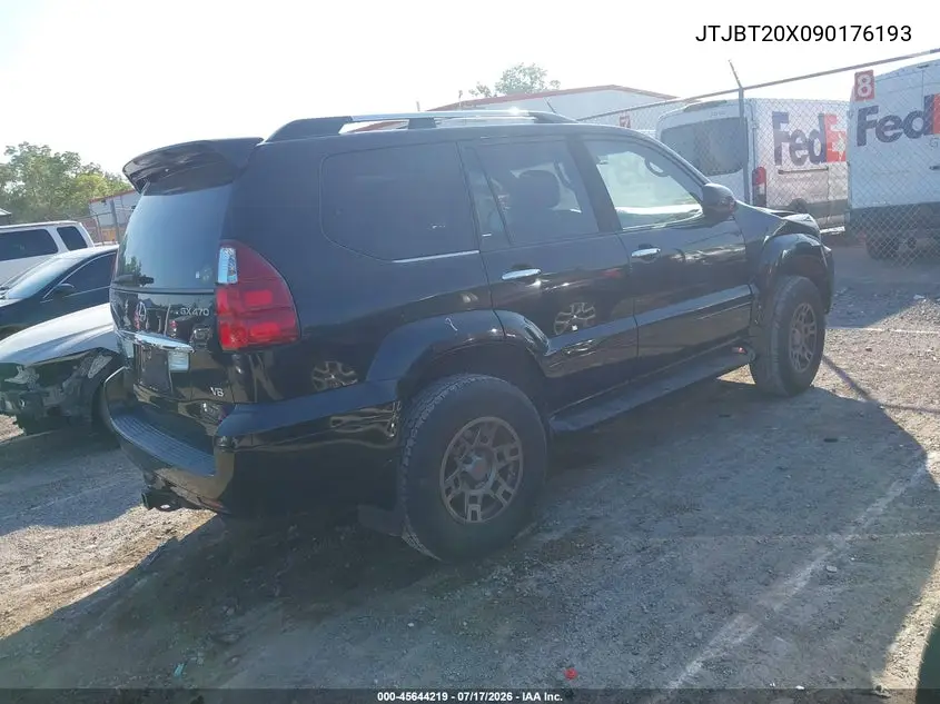 2009 Lexus Gx 470 VIN: JTJBT20X090176193 Lot: 45644219