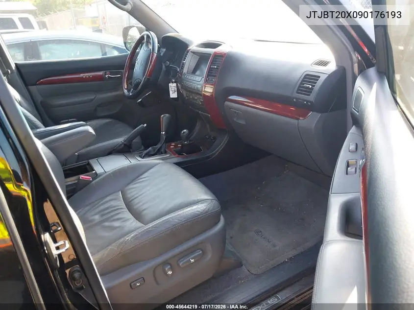 2009 Lexus Gx 470 VIN: JTJBT20X090176193 Lot: 45644219