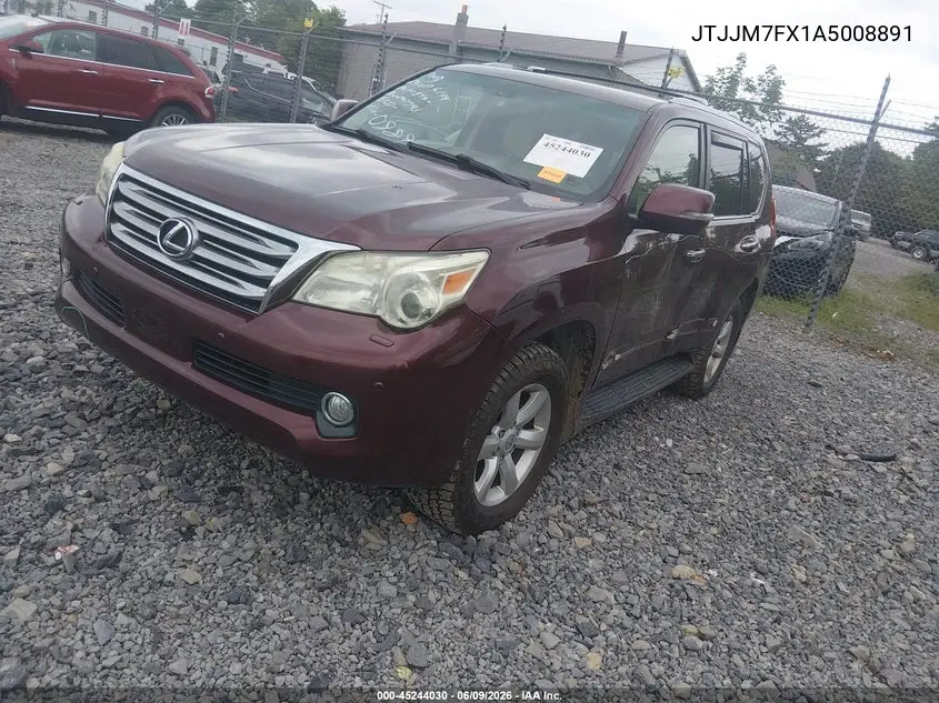 2010 Lexus Gx 460 Premium VIN: JTJJM7FX1A5008891 Lot: 45244030