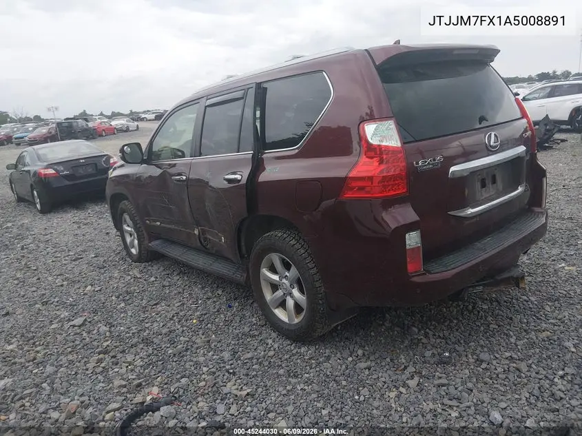 2010 Lexus Gx 460 Premium VIN: JTJJM7FX1A5008891 Lot: 45244030
