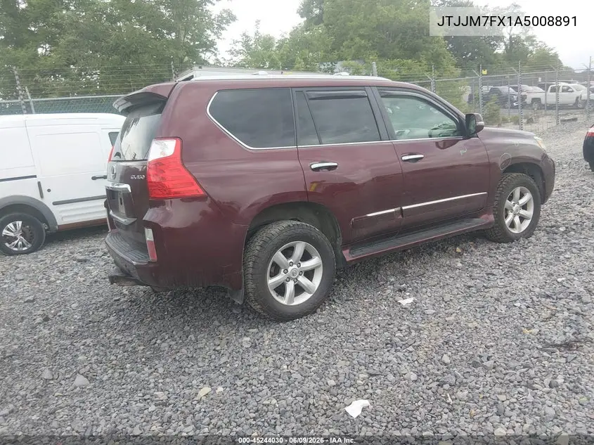 2010 Lexus Gx 460 Premium VIN: JTJJM7FX1A5008891 Lot: 45244030